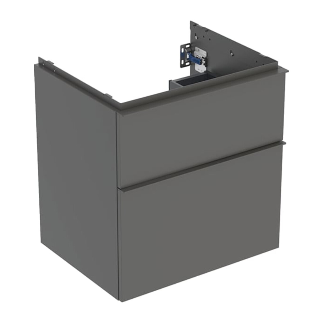Geberit Waschtischunterschrank iCon 59,2x61,5x47,6cm, 2 Laden, la. m/la. ma