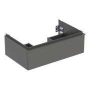 Geberit Waschtischunterschrank iCon 74x24,7x47,6cm, lava matt/lava matt