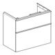 Geberit Waschtischunterschrank iCon 74x61,5x41,6cm, 2 L, Eiche/Gr. la. ma