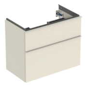 Geberit Waschtischunterschrank iCon 74x61,5x41,6cm, 2 L, sa hgl/Gr. sa ma
