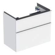 Geberit Waschtischunterschrank iCon 74x61,5x41,6cm, 2 L, w/lack. hgl/Gr. vc