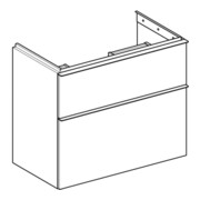 Geberit Waschtischunterschrank iCon 74x61,5x41,6cm, 2 L, w/lack. hgl/Gr. vc-2