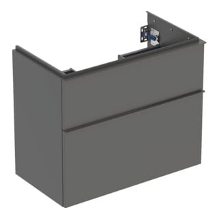 Geberit Waschtischunterschrank iCon 74x61,5x41,6cm, 2 Laden, la. m/la. matt