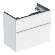 Geberit Waschtischunterschrank iCon 74x61,5x41,6cm, 2 Laden, w/lack. hochgl.