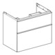 Geberit Waschtischunterschrank iCon 74x61,5x47,6cm, 2 L, Eiche/Gr. la. ma