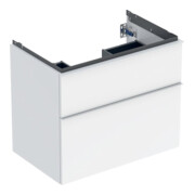 Geberit Waschtischunterschrank iCon 74x61,5x47,6cm, 2 Laden, w/lack. hochgl.