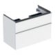 Geberit Waschtischunterschrank iCon 88,8x61,5x47,6cm, 2 L, w/l hgl/Gr. vc-1