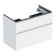 Geberit Waschtischunterschrank iCon 88,8x61,5x47,6cm, 2 L, w/lack. hochgl.