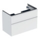 Geberit Waschtischunterschrank iCon 88,8x61,5x47,6cm, 2 L, we. ma/Gr we. ma-1