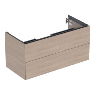Geberit Waschtischunterschrank One 103,6x50,4x47cm, Eiche/Mela Holz, 2 L