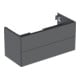 Geberit Waschtischunterschrank One 103,6x50,4x47cm, lava/lackiert m, 2 L-1