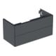 Geberit Waschtischunterschrank One 103,6x50,4x47cm, matt-sw, 2 Schubladen-1