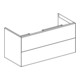 Geberit Waschtischunterschrank One 103,6x50,4x47cm, sand-grau/l hg, 2 Laden