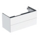 Geberit Waschtischunterschrank One 103,6x50,4x47cm, w/l hochgl., 2 Laden-1