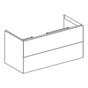 Geberit Waschtischunterschrank One 103,6x50,4x47cm, w/l hochgl., 2 Laden-2