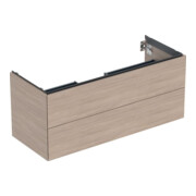 Geberit Waschtischunterschrank One 118,4x50,4x47cm, Eiche/Mela Holz, 2 L