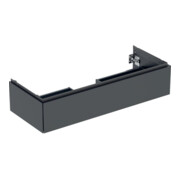 Geberit Waschtischunterschrank One 118,4x50,4x47cm, matt-sw, 1 Schubladen