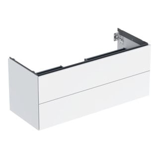 Geberit Waschtischunterschrank One 118,4x50,4x47cm, w/l hochgl., 2 Laden