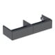 Geberit Waschtischunterschrank One 133,2x50,4x47cm, 2 L, lava/lackiert ma-1