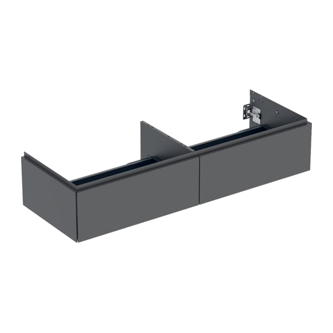 Geberit Waschtischunterschrank One 133,2x50,4x47cm, 2 L, lava/lackiert ma