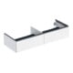Geberit Waschtischunterschrank One 133,2x50,4x47cm, 2 L, w/lack. hochgl.-1