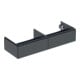 Geberit Waschtischunterschrank One 133,2x50,4x47cm, 2 Laden, matt-schwarz-1