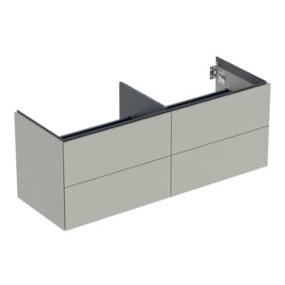 Geberit Waschtischunterschrank One 133,2x50,4x47cm, 4 L, greige/lackiert ma