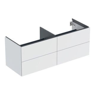 Geberit Waschtischunterschrank One 133,2x50,4x47cm, 4 Laden, w/lack. matt