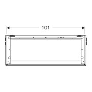 Geberit Waschtischunterschrank One 2 Laden, we. hgl, 104,5x46,5x39,6cm-5