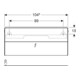 Geberit Waschtischunterschrank One 2 Laden, we. hgl, 104,5x46,5x39,6cm