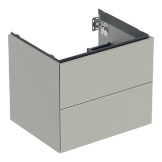 Geberit Waschtischunterschrank One 59,2x50,4x47cm, greige/lackiert m, 2 L