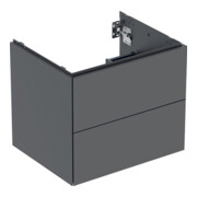 Geberit Waschtischunterschrank One 59,2x50,4x47cm, lava/lackiert m, 2 Laden