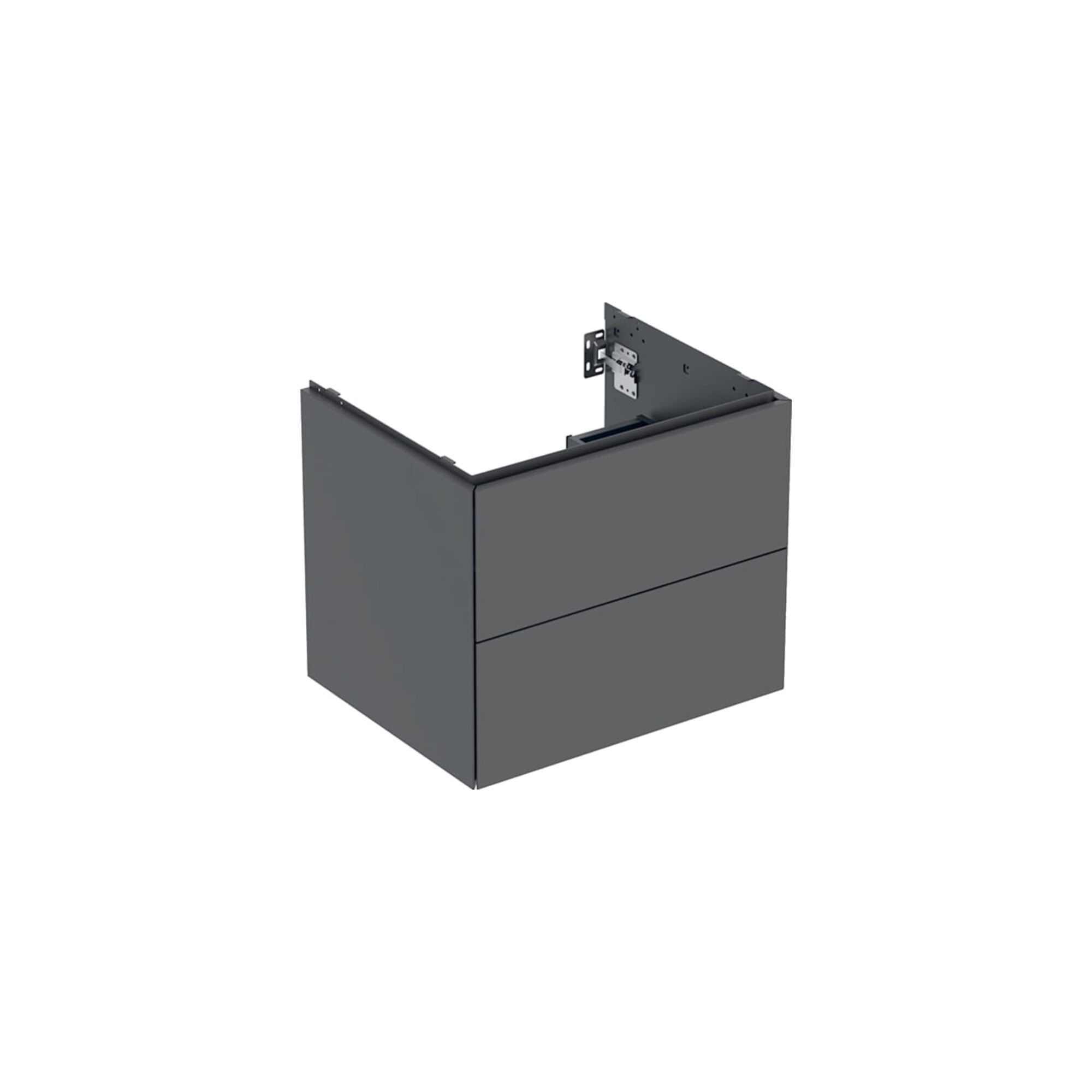 Geberit Waschtischunterschrank One 59,2x50,4x47cm, lava/lackiert m, 2 Laden