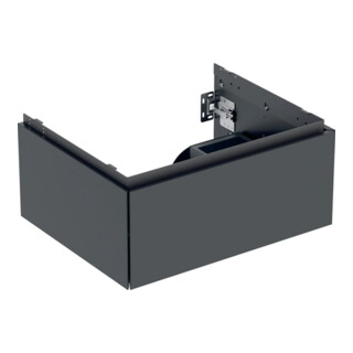 Geberit Waschtischunterschrank One 59,2x50,4x47cm, matt-sw, 1 Schubladen
