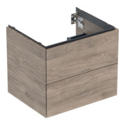 Geberit Waschtischunterschrank One 59,2x50,4x47cm, N hick./Mela Holz, 2 L