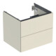 Geberit Waschtischunterschrank One 59,2x50,4x47cm, sand-grau/l hg, 2 Laden-1