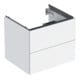 Geberit Waschtischunterschrank One 59,2x50,4x47cm, w/lack. hochgl., 2 Laden-1