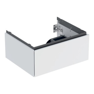 Geberit Waschtischunterschrank One 59,2x50,4x47cm, w/lack. ma, 1 Schubladen