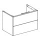 Geberit Waschtischunterschrank One 74x50,4x47cm, Eiche/Mela Holz, 2 Laden-2