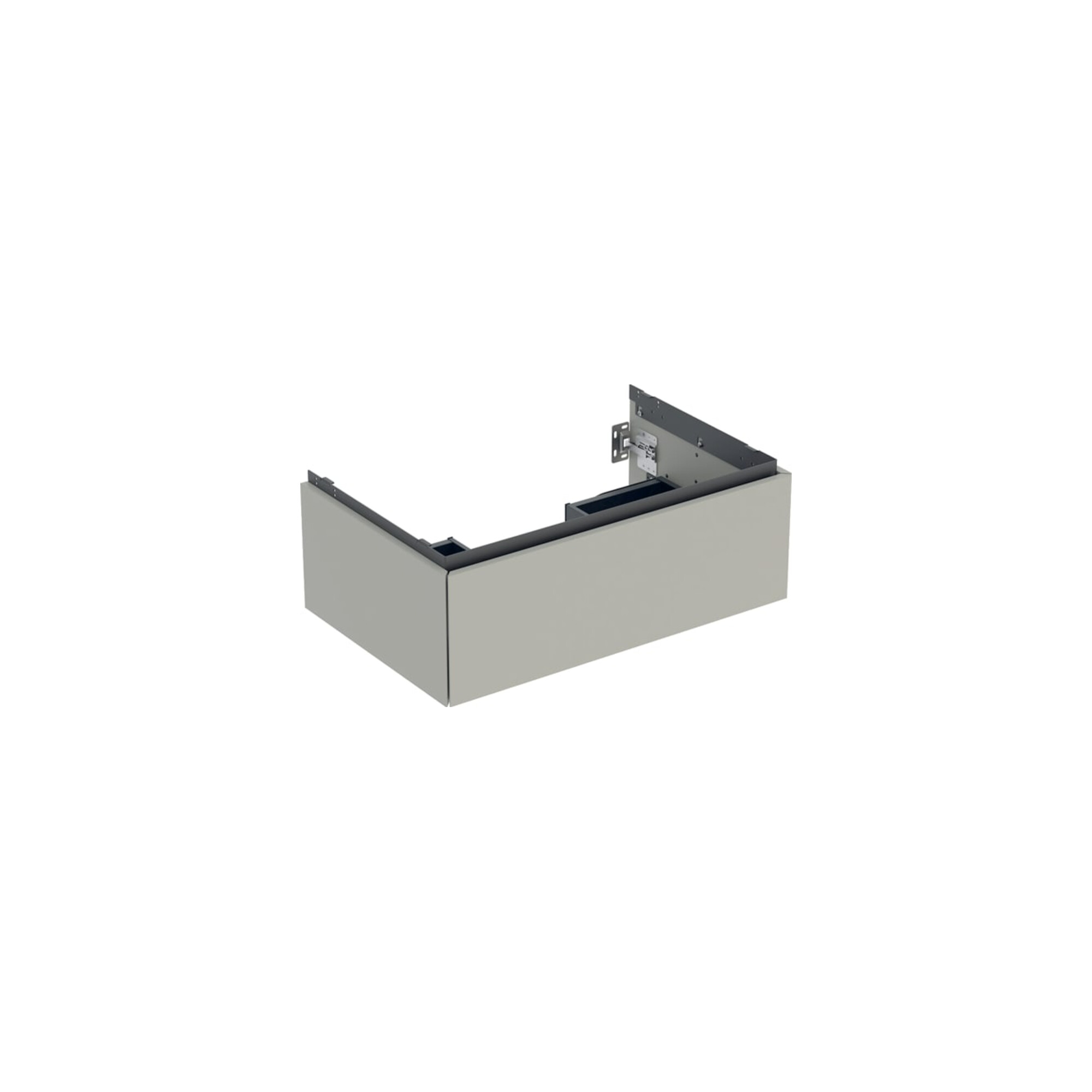 Geberit Waschtischunterschrank One 74x50,4x47cm, greige/lackiert m, 1 Laden