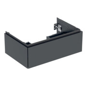 Geberit Waschtischunterschrank One 74x50,4x47cm, matt-schwarz, 1 Schubladen