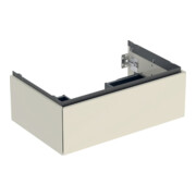 Geberit Waschtischunterschrank One 74x50,4x47cm, sand-grau/l hg, 1 Laden