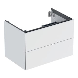 Geberit Waschtischunterschrank One 74x50,4x47cm, w/lack. matt, 2 Schubladen