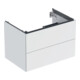 Geberit Waschtischunterschrank One 74x50,4x47cm, w/lack. matt, 2 Schubladen-1