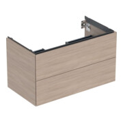 Geberit Waschtischunterschrank One 88,8x50,4x47cm, Eiche/Mela Holz, 2 Laden