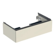 Geberit Waschtischunterschrank One 88,8x50,4x47cm, sand-grau/l hg, 1 Laden