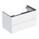 Geberit Waschtischunterschrank One 88,8x50,4x47cm, w/lack. hochgl., 2 Laden-1