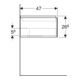Geberit Waschtischunterschrank One 88,8x50,4x47cm, w/lack. ma, 1 Schubladen-2