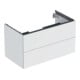 Geberit Waschtischunterschrank One 88,8x50,4x47cm, w/lack. ma, 2 Schubladen-1
