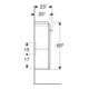 Geberit Waschtischunterschrank Renova Compact 40,8x60,5x23,1cm, 1 T, k, h.-gr./l hg